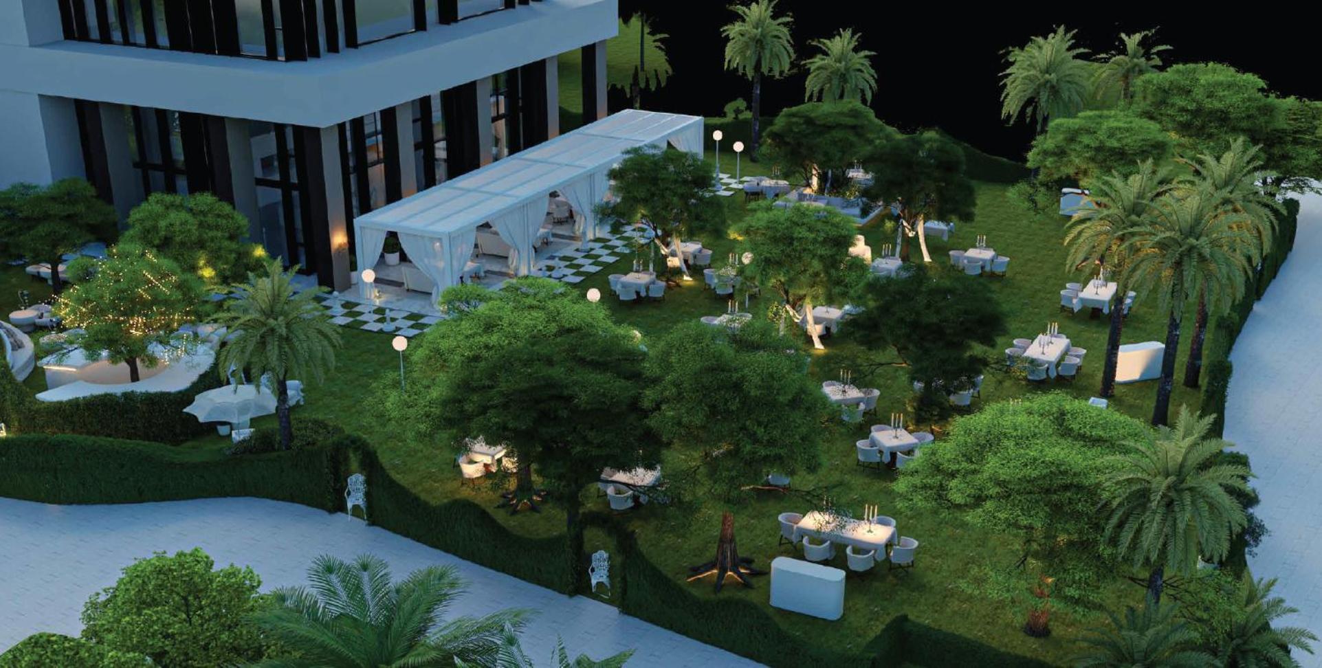 Delano Dubai At Bluewaters Hotel Luaran gambar The Garden