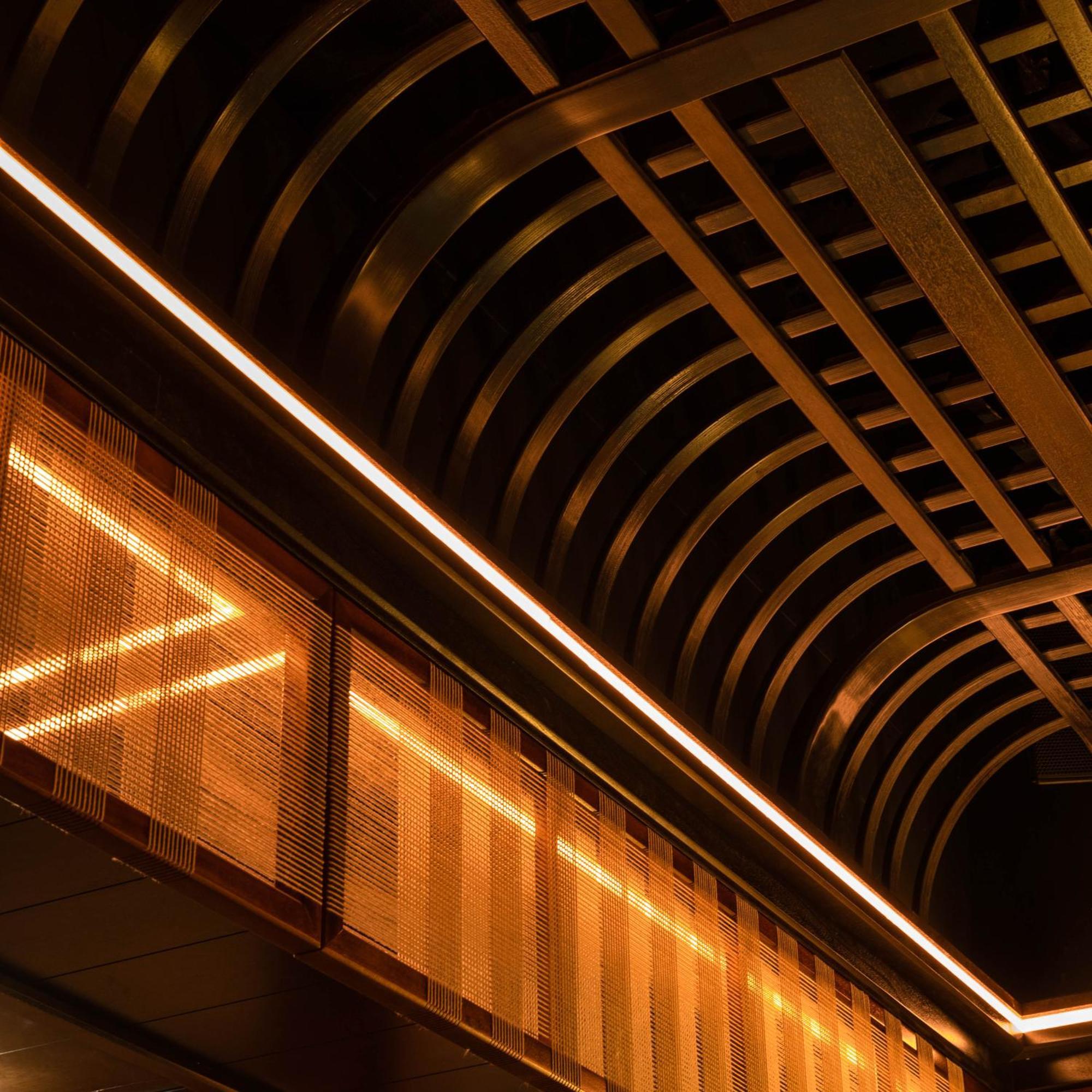 Delano Dubai At Bluewaters Hotel Luaran gambar The ceiling of the station